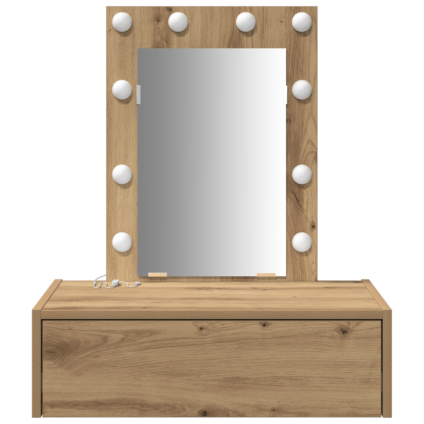 Schminktisch mit Schubladen Braun 60 x 40 x 70 cm Holzwerkstoff