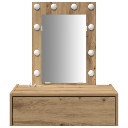 Schminktisch mit Schubladen Braun 60 x 40 x 70 cm Holzwerkstoff