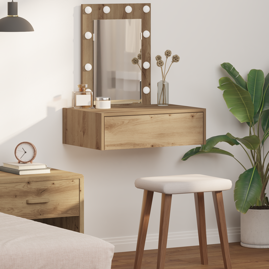 Schminktisch mit Schubladen Braun 60 x 40 x 70 cm Holzwerkstoff