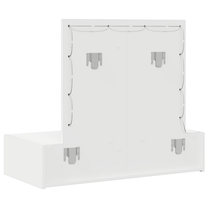 Schminktisch mit Schubladen Weiß 83 x 40 x 70 cm Holzwerkstoff