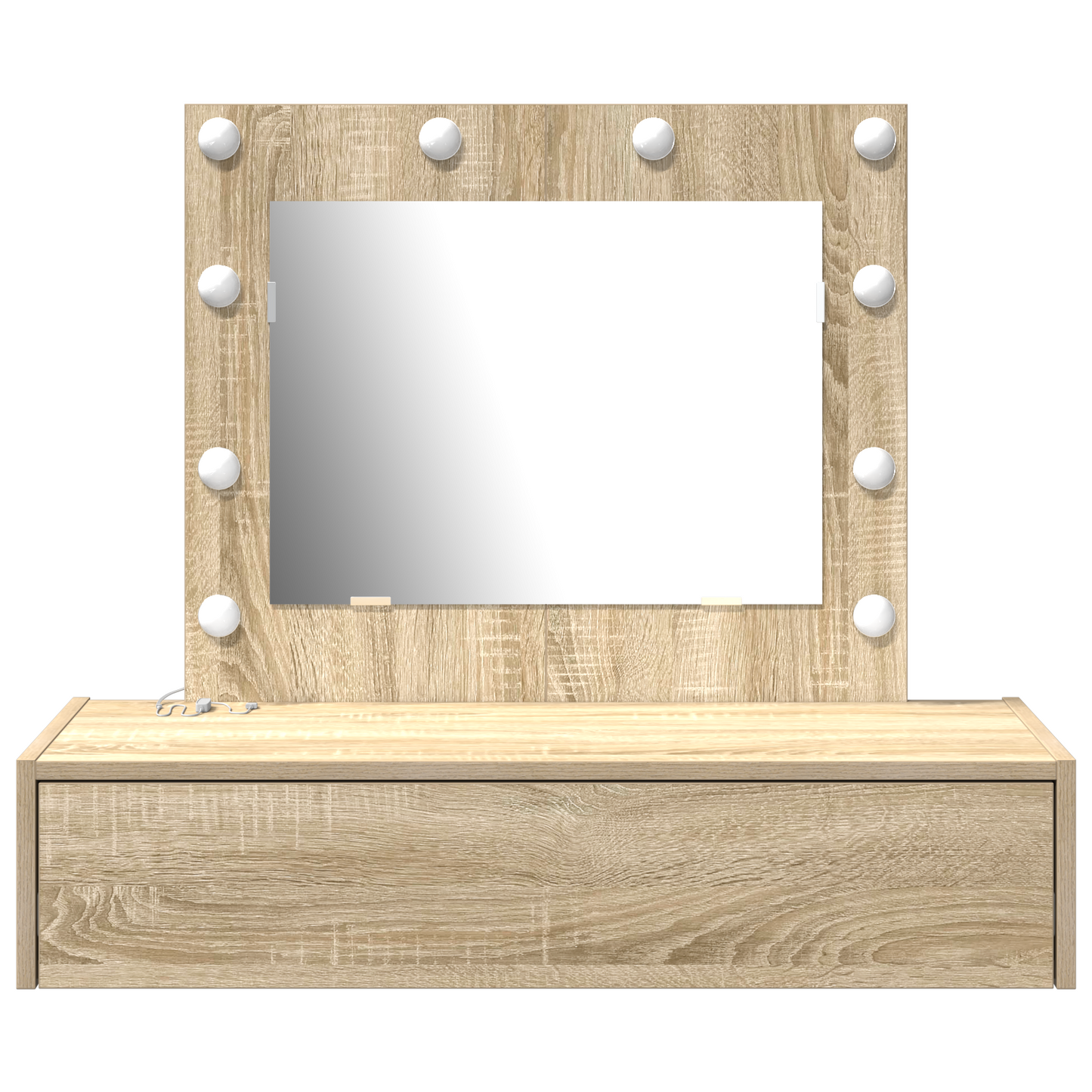 Schminktisch mit Schubladen Braun 83 x 40 x 70 cm Holzwerkstoff