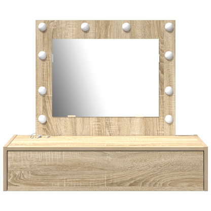Schminktisch mit Schubladen Braun 83 x 40 x 70 cm Holzwerkstoff