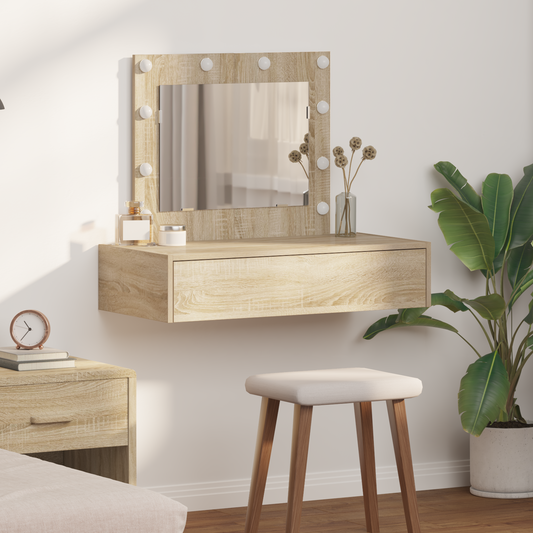Schminktisch mit Schubladen Braun 83 x 40 x 70 cm Holzwerkstoff