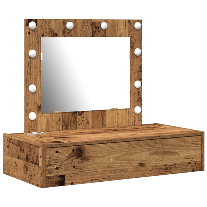 Schminktisch mit Schubladen Braun 83 x 40 x 70 cm Holzwerkstoff