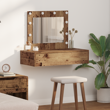 Schminktisch mit Schubladen Braun 83 x 40 x 70 cm Holzwerkstoff