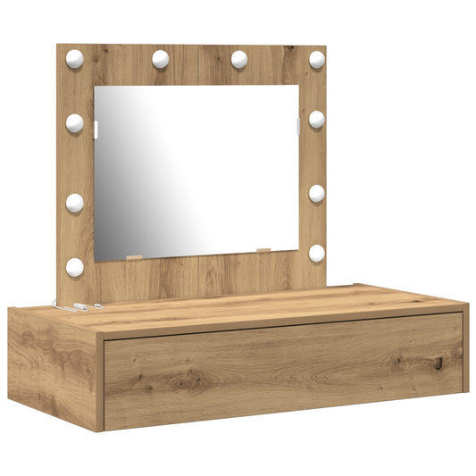 Schminktisch mit Schubladen Braun 83 x 40 x 70 cm Holzwerkstoff
