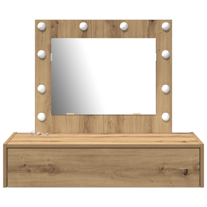 Schminktisch mit Schubladen Braun 83 x 40 x 70 cm Holzwerkstoff