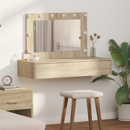 Schminktisch mit Speicher Braun 100 x 40 x 70 cm Holzwerkstoff