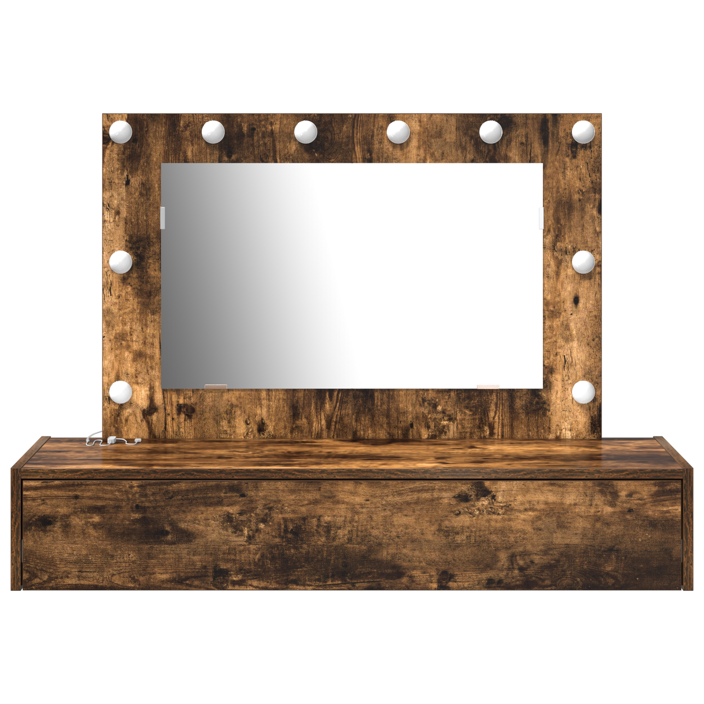 Schminktisch mit Speicher Braun 100 x 40 x 70 cm Holzwerkstoff