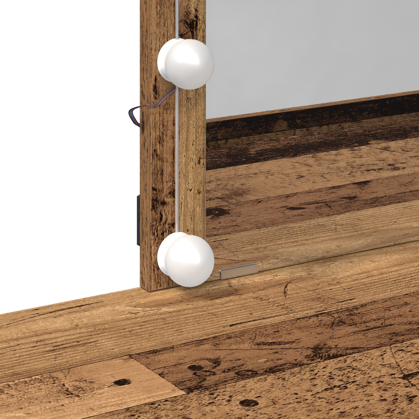 Schminktisch Altholz 100 x 40 x 130 cm Holzwerkstoff
