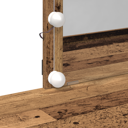 Schminktisch Altholz 100 x 40 x 130 cm Holzwerkstoff