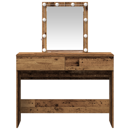 Schminktisch Altholz 100 x 40 x 130 cm Holzwerkstoff
