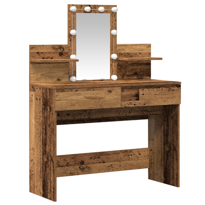Schminktisch Altholz 100 x 40 x 130 cm Holzwerkstoff