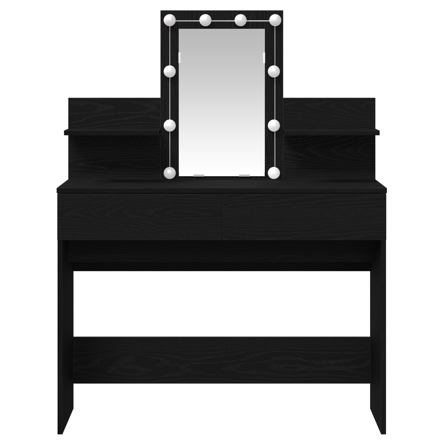 Schminktisch Schwarze Eiche 100 x 40 x 130 cm Holzwerkstoff