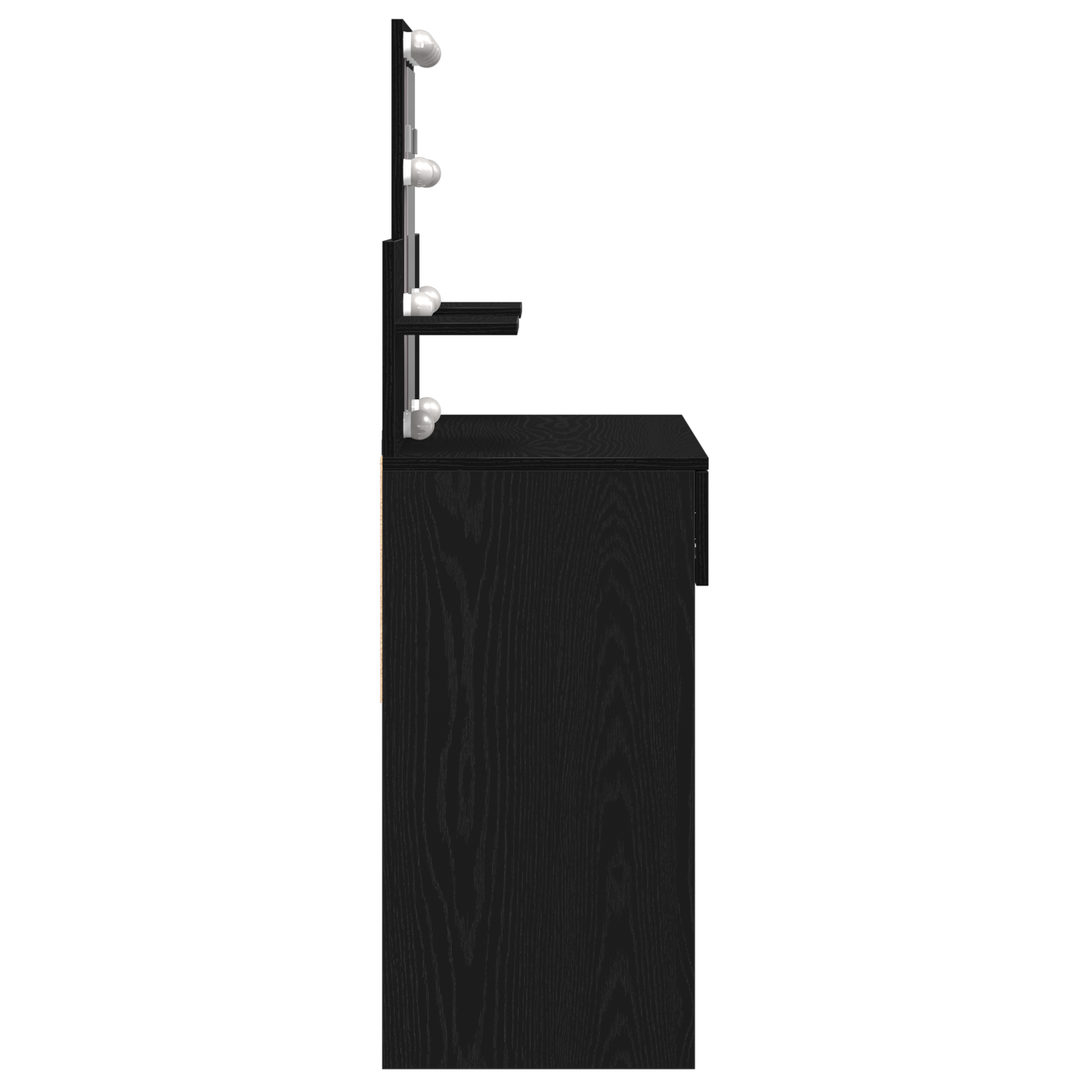 Schminktisch Schwarze Eiche 100 x 40 x 130 cm Holzwerkstoff