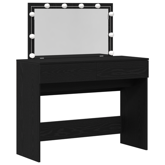 Schminktisch Schwarze Eiche 100 x 40 x 120 cm Holzwerkstoff