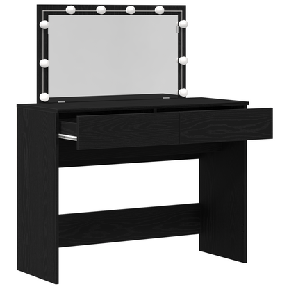 Schminktisch Schwarze Eiche 100 x 40 x 120 cm Holzwerkstoff