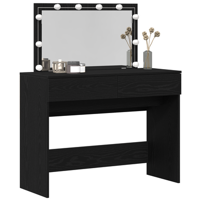 Schminktisch Schwarze Eiche 100 x 40 x 120 cm Holzwerkstoff