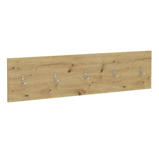 Wandgarderobe 108,9x1,5x28,1 cm Artisan-Eiche