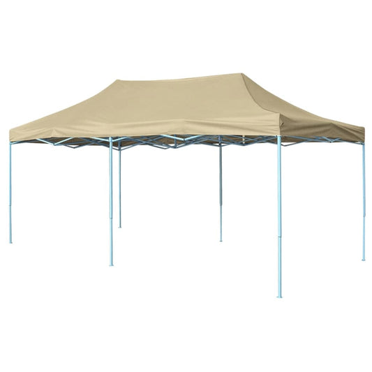 Faltzelt Pop-Up 3x6 m Cremeweiß