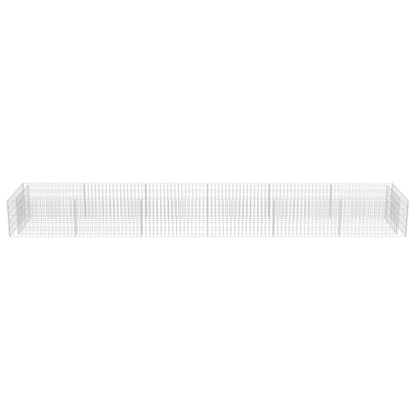 Gabionen-Hochbeet Verzinkter Stahl 540×90×50 cm