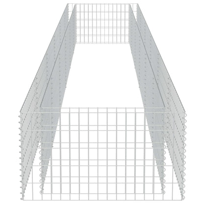 Gabionen-Hochbeet Verzinkter Stahl 540×90×50 cm