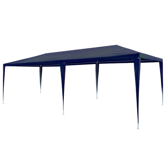 Partyzelt 3x6 m PE Blau