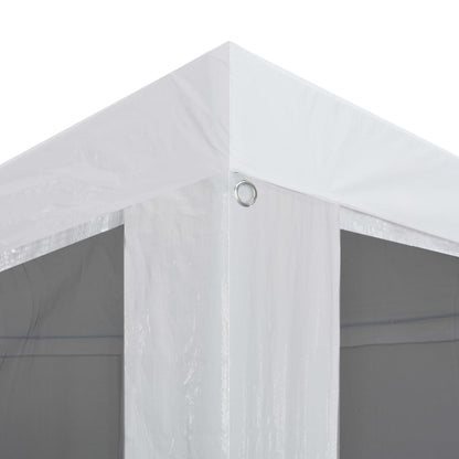 Partyzelt mit 10 Mesh-Seitenwänden 12 x 3 m