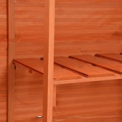 Garten-Geräteschuppen 120x50x91 cm Holz
