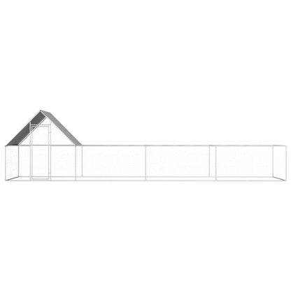 Hühnerstall 8x2x2 m Verzinkter Stahl