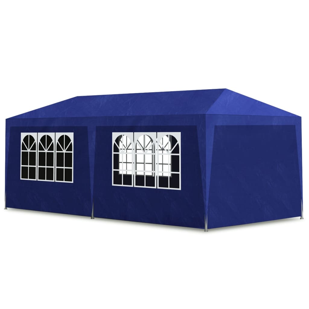 Partyzelt 3x6 m Blau