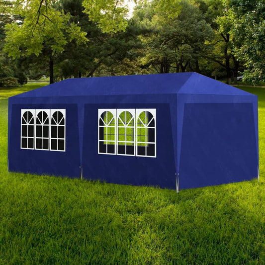 Partyzelt 3x6 m Blau