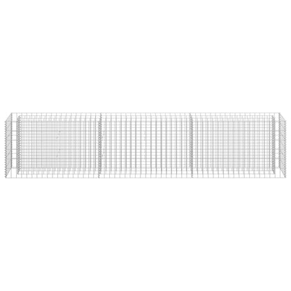 Gabionen-Hochbeet Verzinkter Stahl 270×30×60 cm