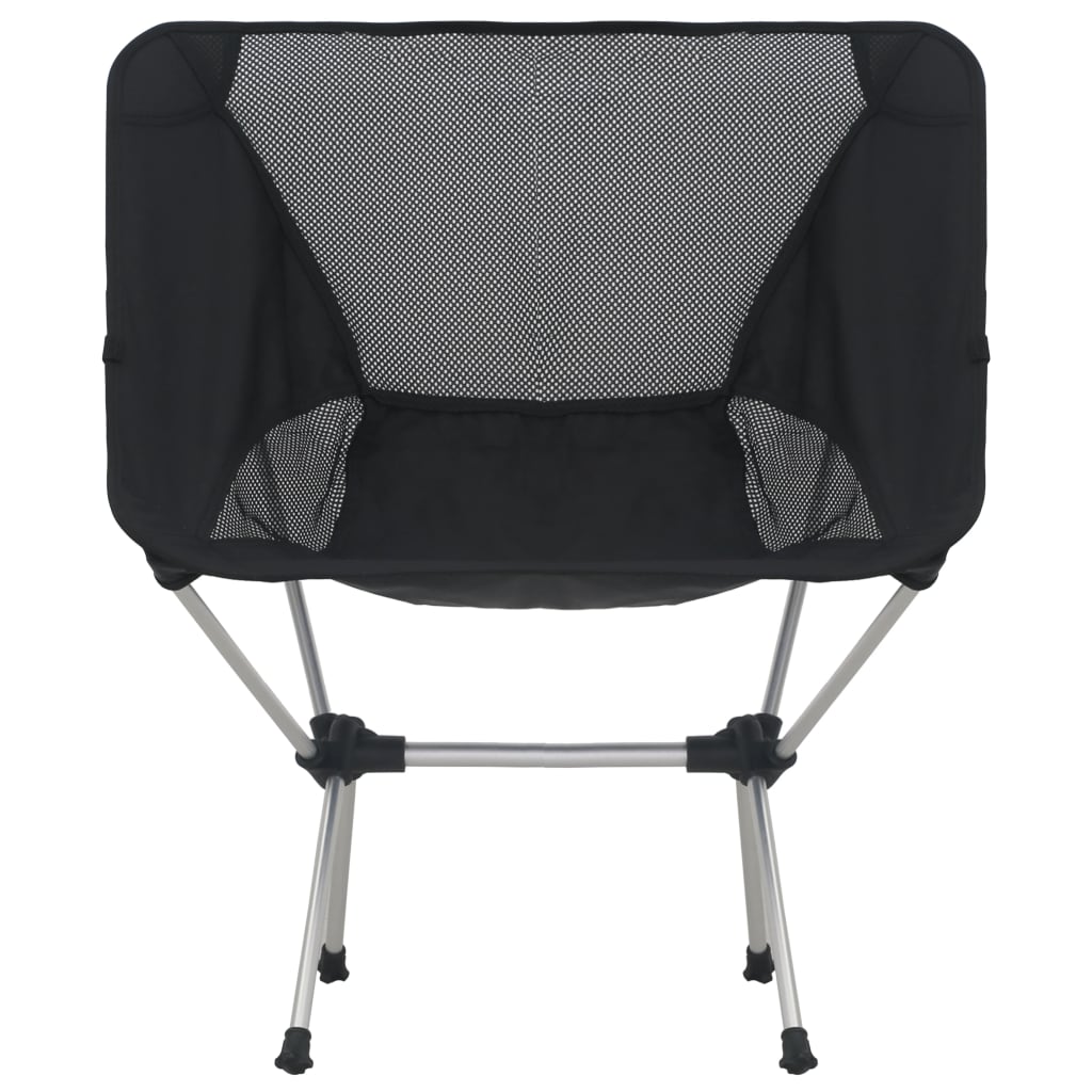 Klappbare Campingstühle 2 Stk. mit Tragetasche 54x50x65 cm Alu