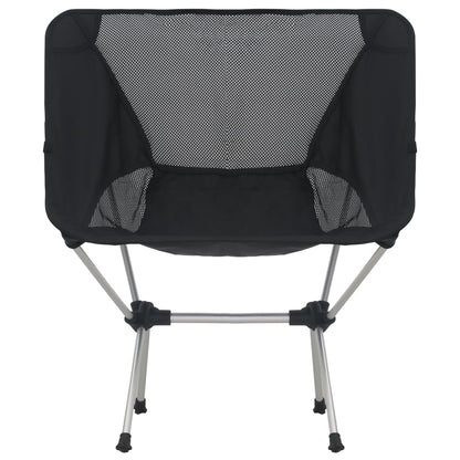 Klappbare Campingstühle 2 Stk. mit Tragetasche 54x50x65 cm Alu
