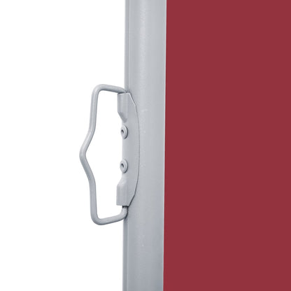 Ausziehbare Seitenmarkise Rot 140 x 600 cm