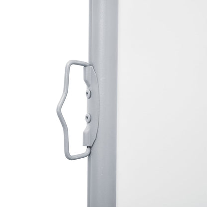 Ausziehbare Seitenmarkise Doppelt 170 x 600 cm Creme