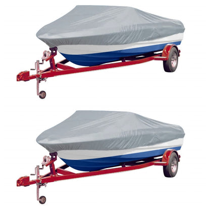 Bootspersenninge 2 Stk. Grau Länge 427-488 cm Breite 229 cm