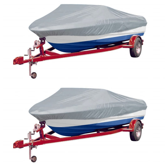 Bootspersenninge 2 Stk. Grau Länge 427-488 cm Breite 229 cm