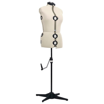 Schneiderpuppe Verstellbar Weiblich Creme M Größe 40-46