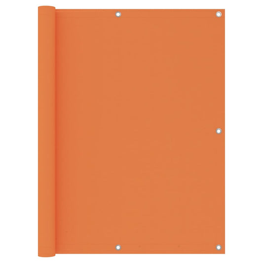 Balkon-Sichtschutz Orange 120x500 cm Oxford-Gewebe