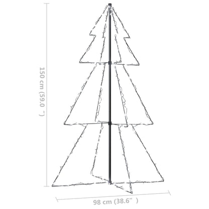 Weihnachtsbaum in Kegelform 200 LEDs Indoor Outdoor 98x150 cm