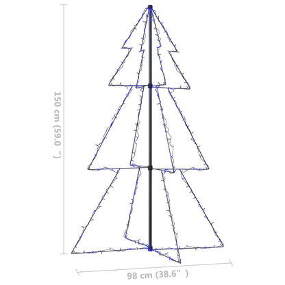 Weihnachtsbaum in Kegelform 200 LEDs Indoor Outdoor 98x150 cm