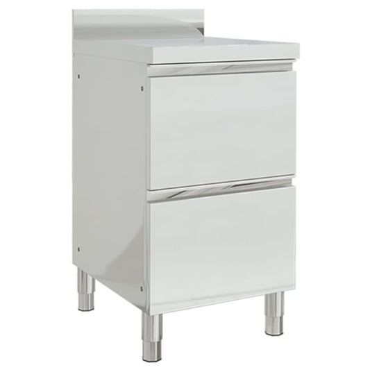 Gewerbe-Küchenschrank mit 2 Schubladen 50x60x96 cm