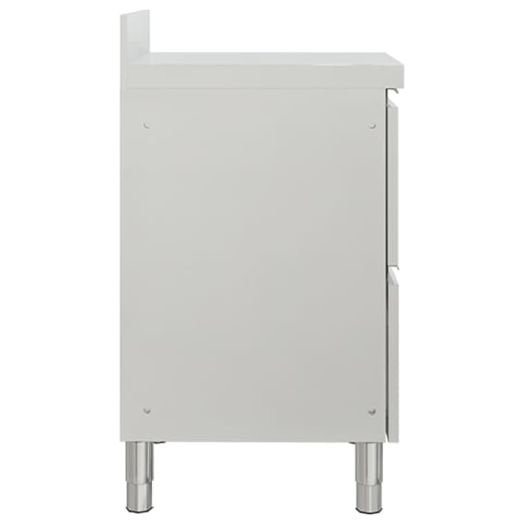 Gewerbe-Küchenschrank mit 2 Schubladen 50x60x96 cm