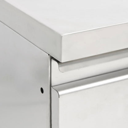 Gewerbe-Küchenschrank mit 2 Schubladen 50x60x96 cm