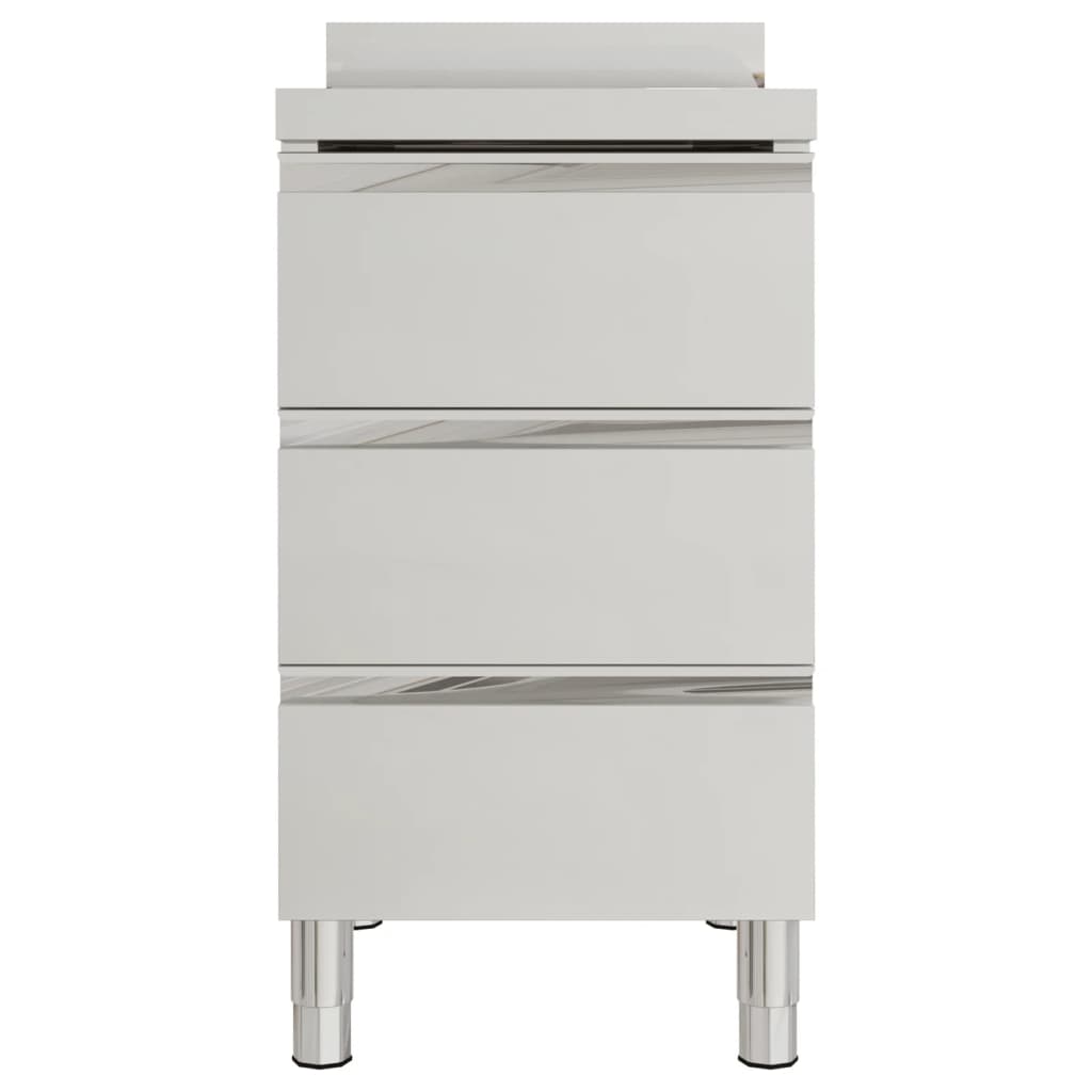 Gewerbe-Küchenschrank mit 3 Schubladen 50x60x96 cm