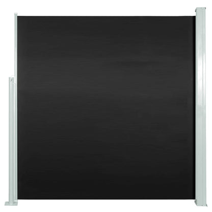 Seitenmarkise Ausziehbar 140x300 cm Schwarz