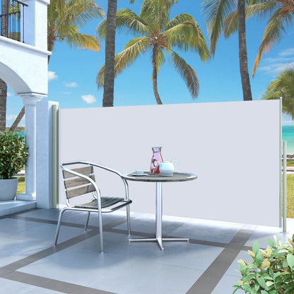 Seitenmarkise Ausziehbar 140x300 cm Creme