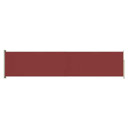 Seitenmarkise Ausziehbar 140x600 cm Rot